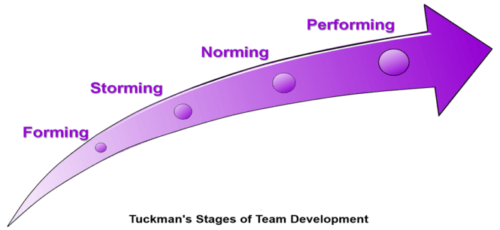 tuckman's stages of team development